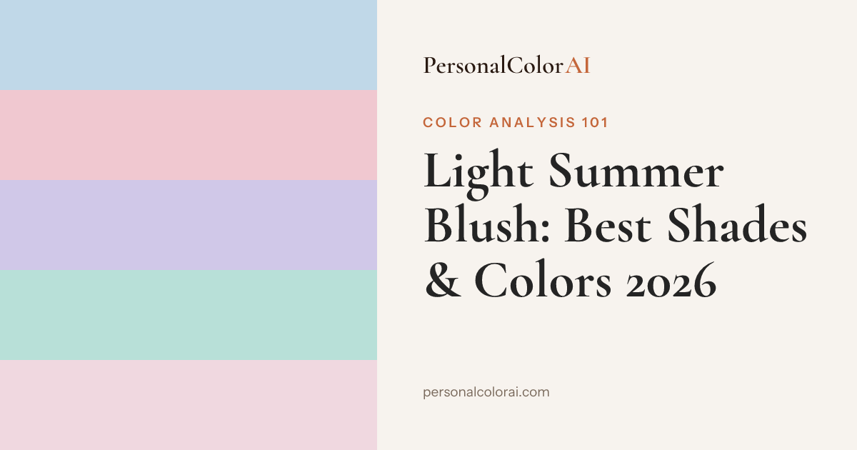 Best Blush for Light Summer: Barely-There Pinks and Soft Rose — Korean color analysis palette