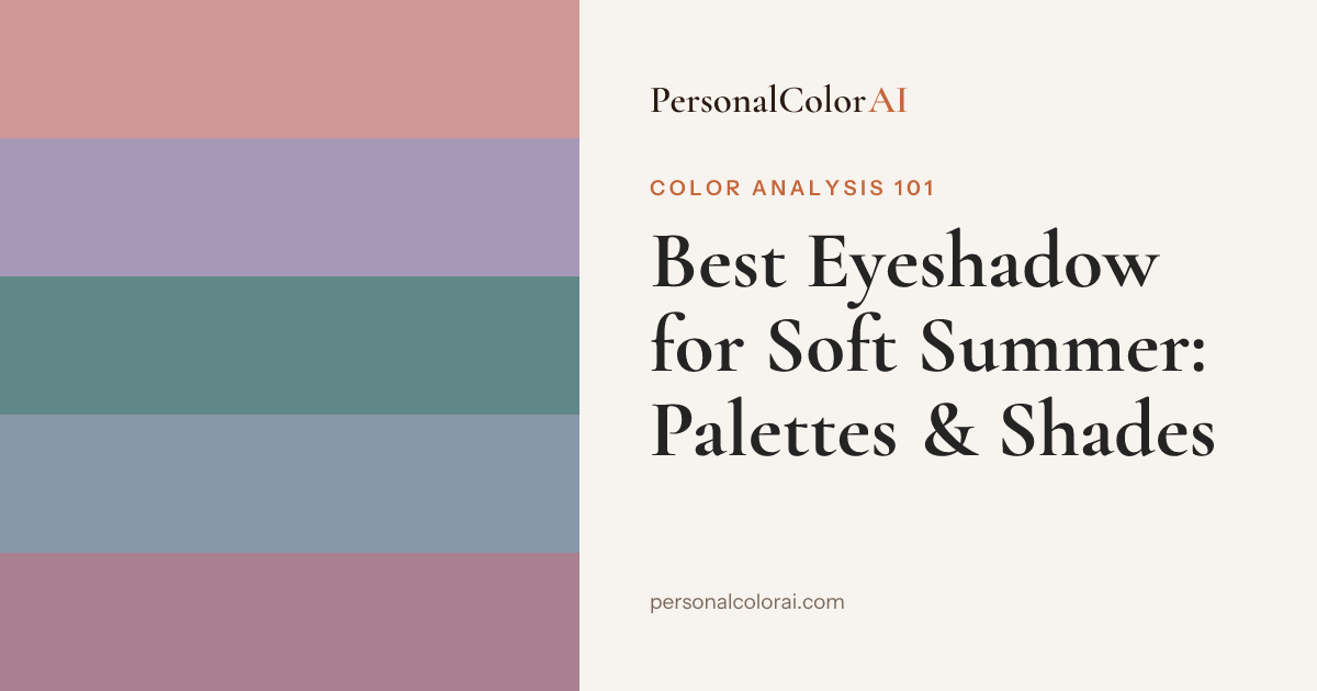 The Best Eyeshadow Palettes & Shades for Soft Summer — Korean color analysis palette