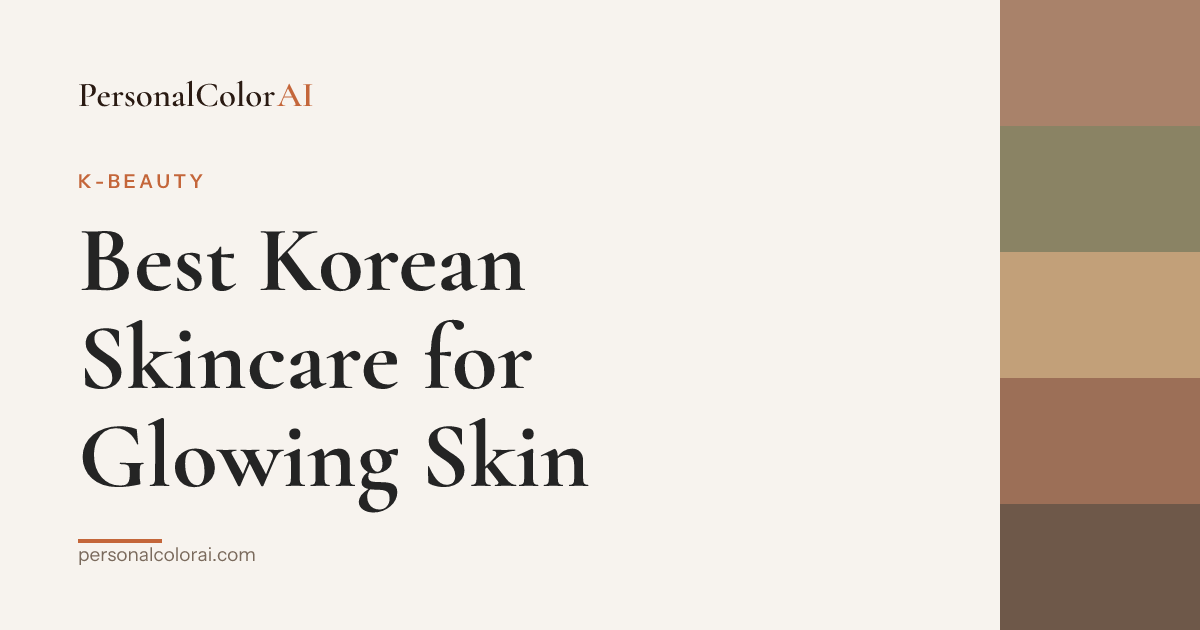 Best Korean Skincare for Glowing Skin: Essences, Serums and Moisturizers — Korean color analysis palette
