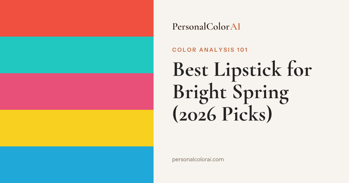 Best Lipstick for Bright Spring: Vivid Corals, Poppy Reds, and Warm Hot Pinks — Korean color analysis palette