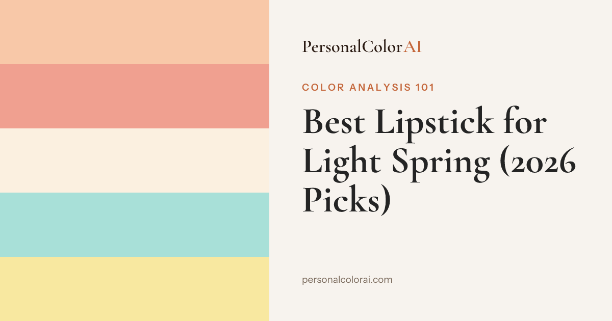 Best Lipstick for Light Spring: Soft Corals, Peach Pinks, and Warm Nudes — Korean color analysis palette