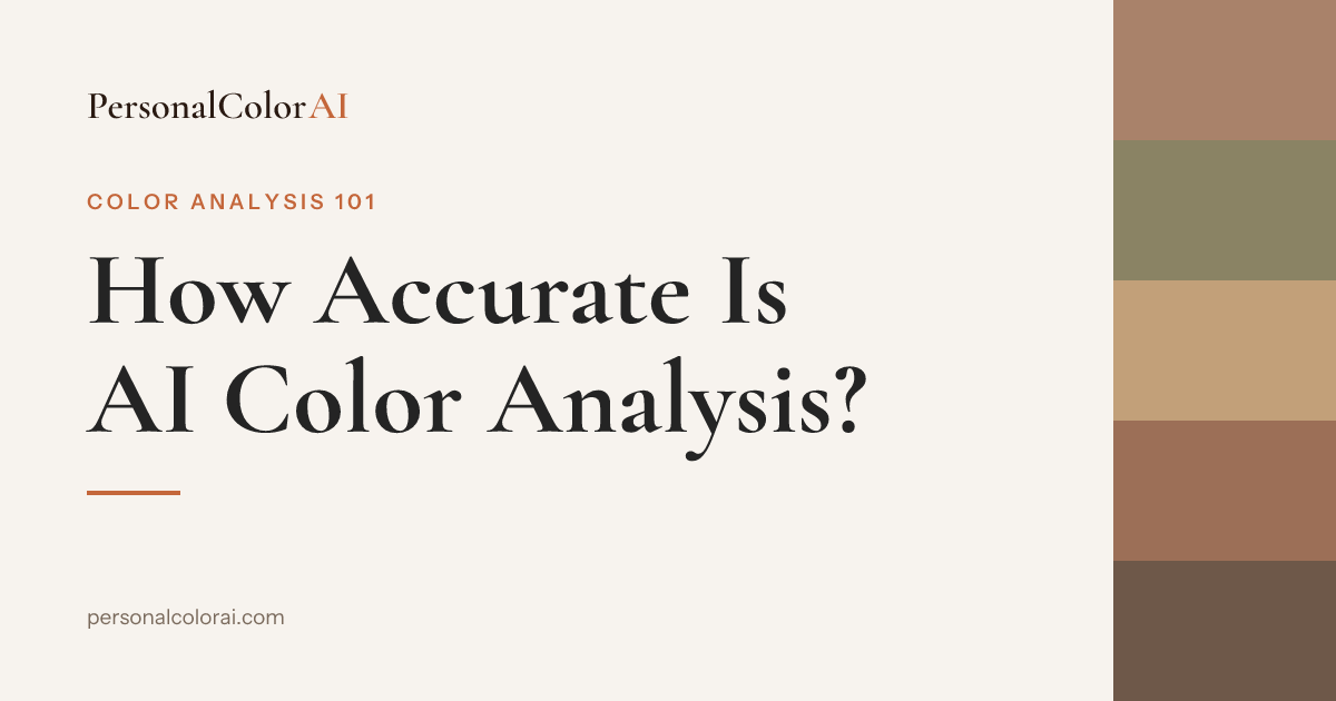 How Accurate Is AI Color Analysis? — Korean color analysis palette