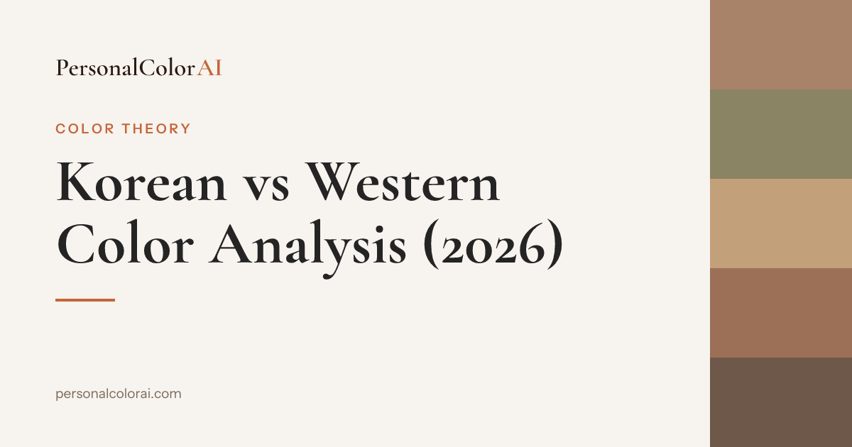 Korean vs. Western Color Analysis: What's the Difference? — Korean color analysis palette