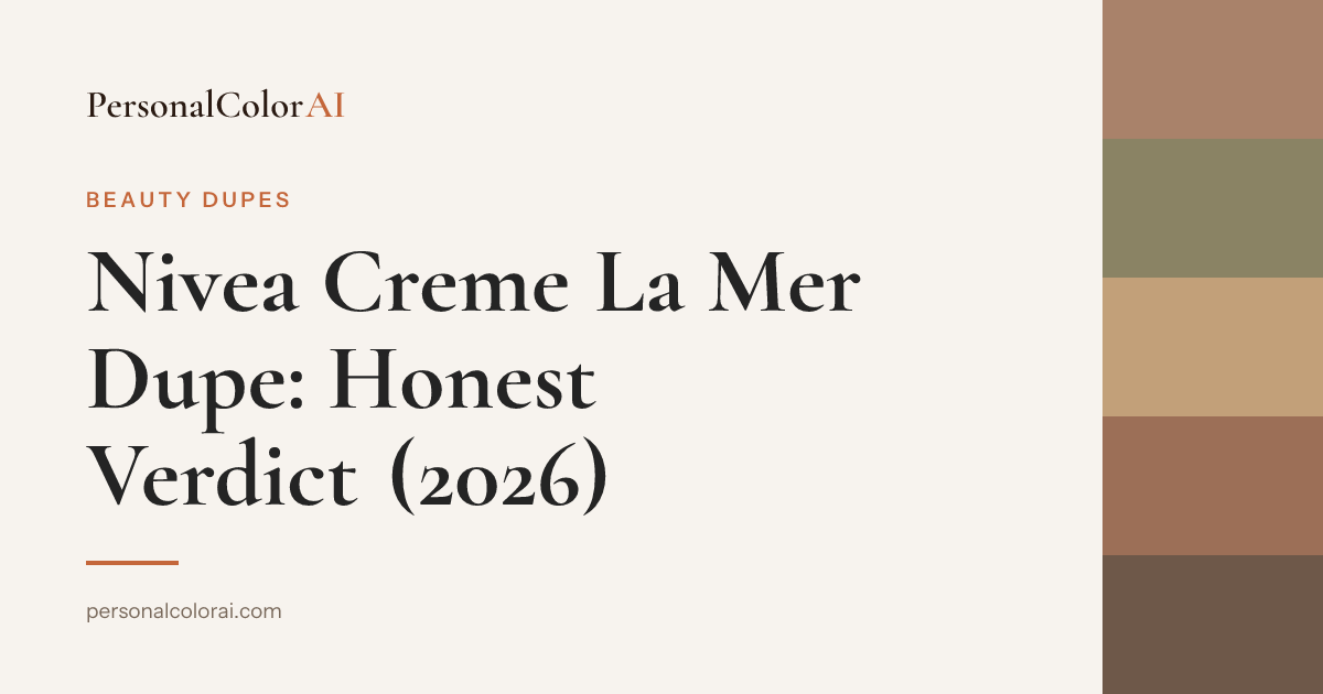 Is Nivea Creme a La Mer Dupe? We Read Both Labels — Korean color analysis palette