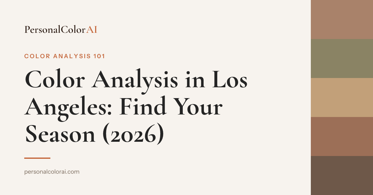 Color Analysis in Los Angeles: Sun, Style, and Finding Your Season — Korean color analysis palette