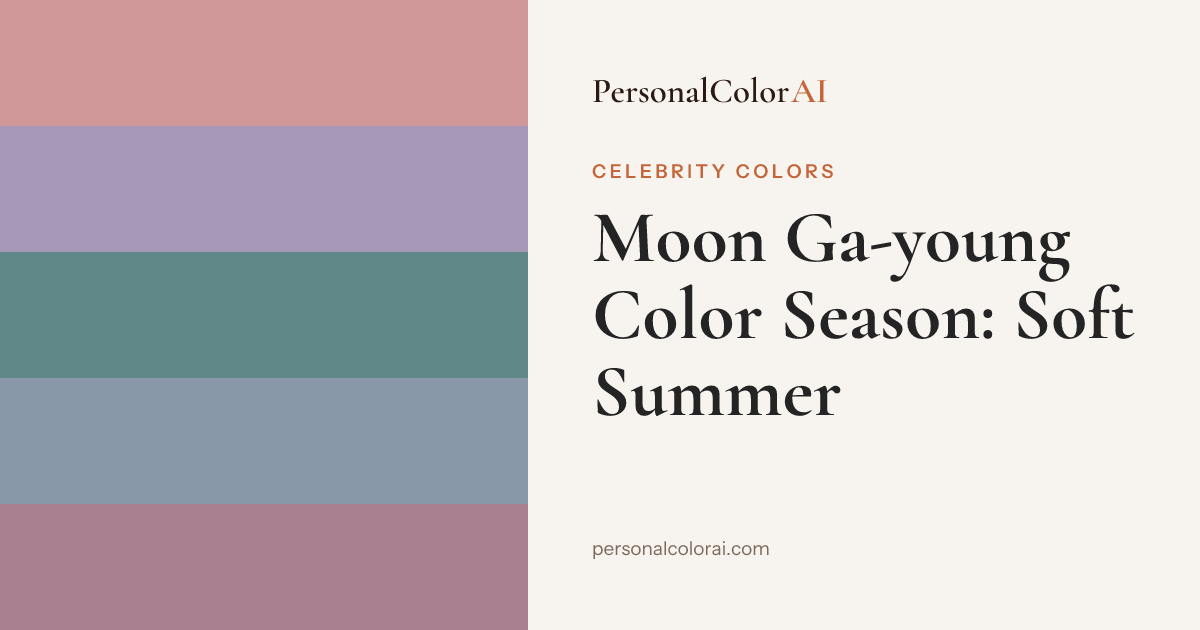 What Color Season Is Moon Ga-young? — Korean color analysis palette