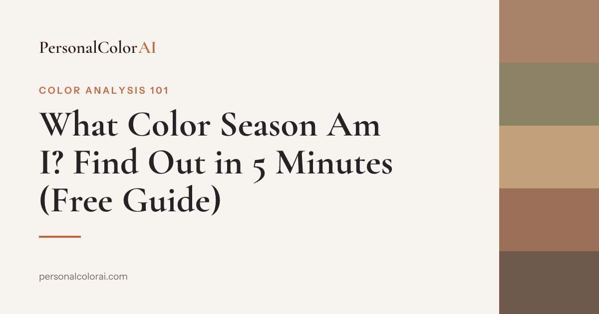 What Color Season Am I? The 5-Minute Method Korean Color Analysts Use — Korean color analysis palette
