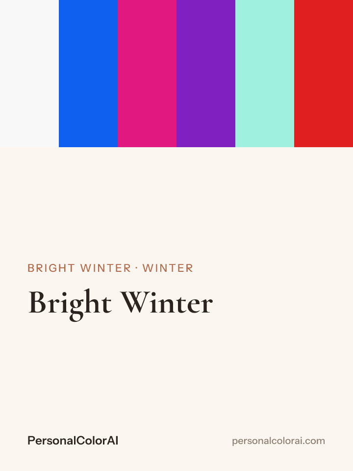 Bright Winter Color Palette: Your Best Colors