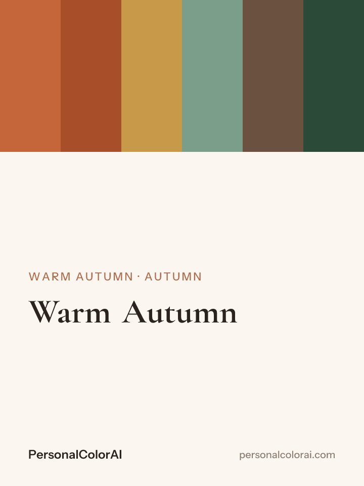 Warm Autumn Color Palette: Your Best Colors